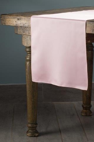 Matte Lamour Light Pink table runner